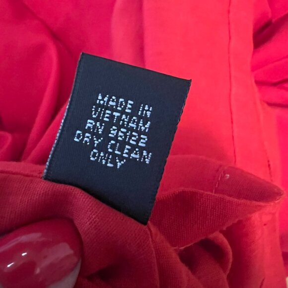 Princess Polly "Lillie" Long Sleeve Red Dress (6) - Picture 11 of 16